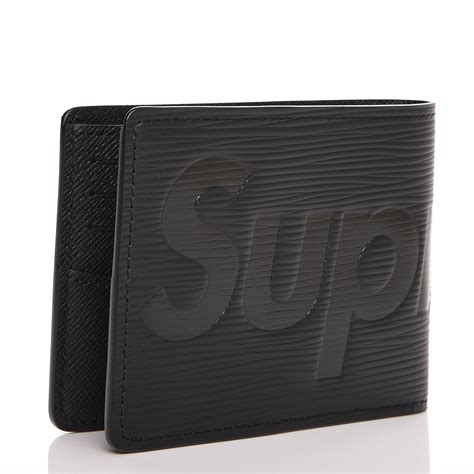 supreme x louis vuitton black|supreme x Louis Vuitton wallet.